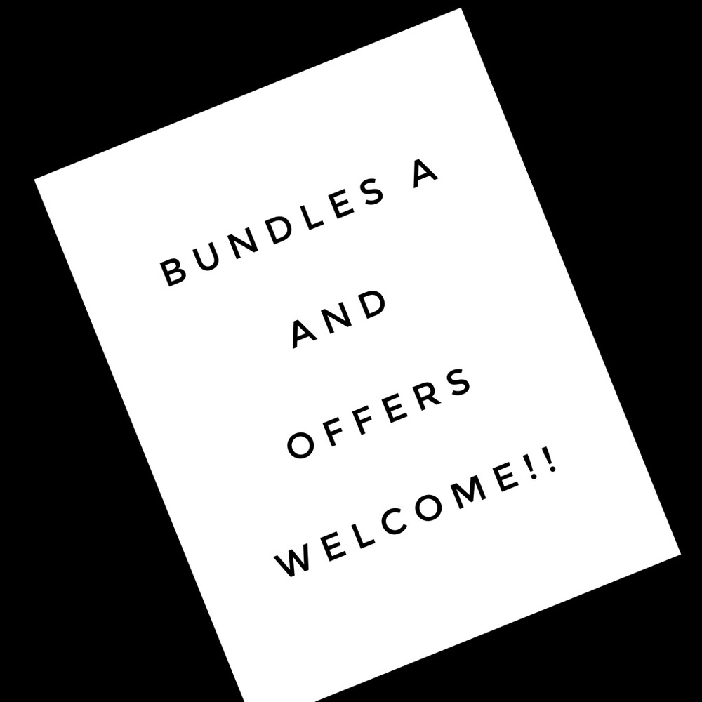 Feel free to make offers and bundle items!!